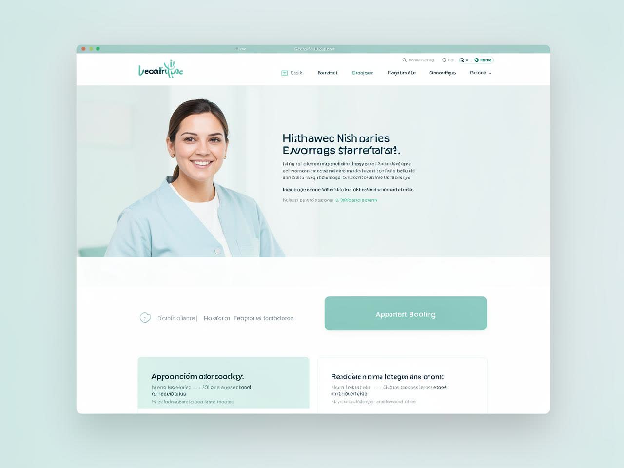 Modern Dental Clinic website design