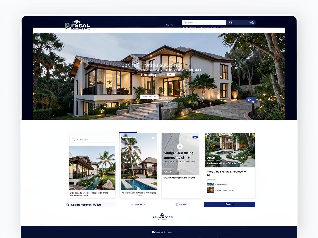 Real Estate Agency website design concept by WebBuild Agency